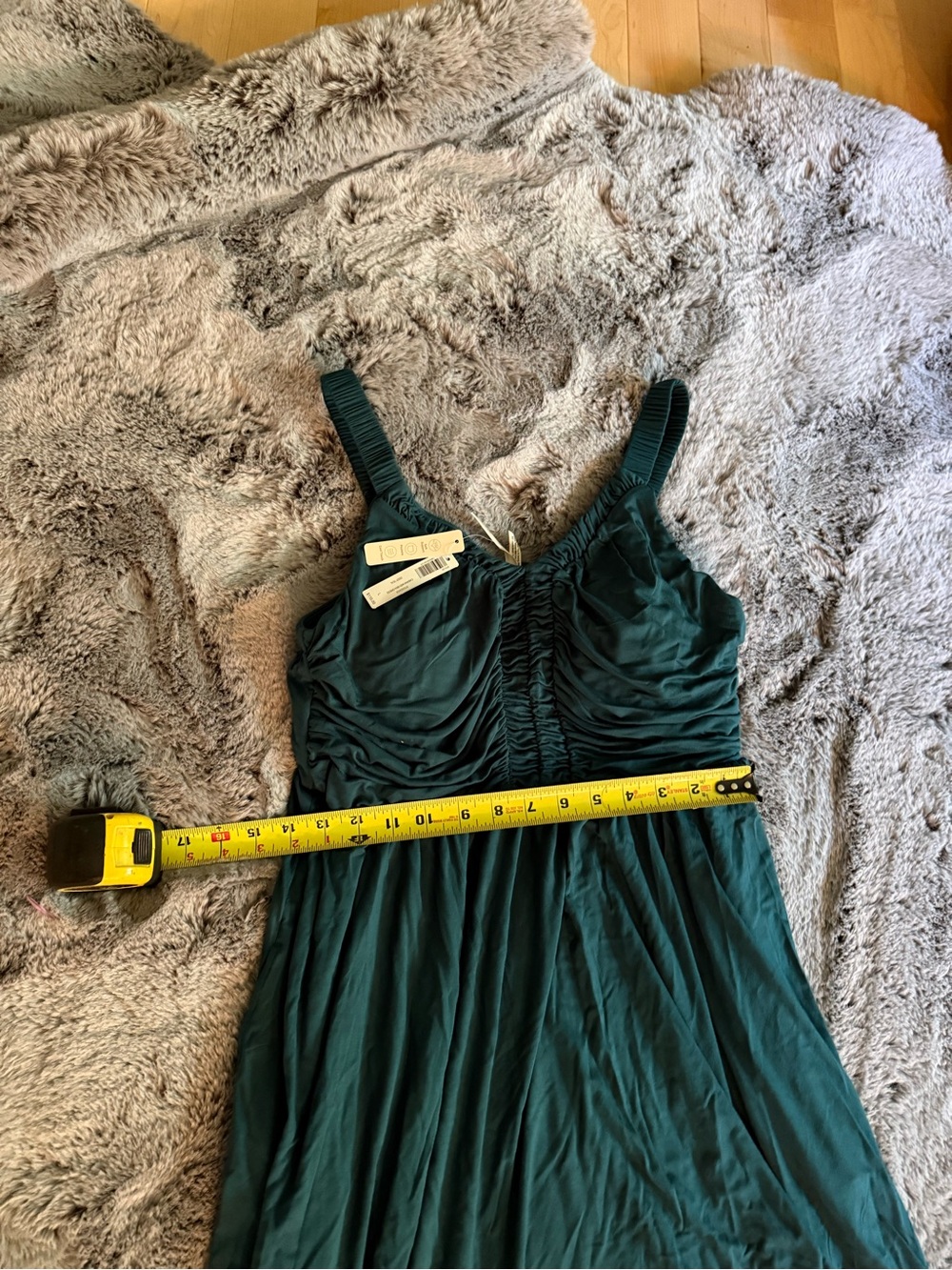 Soma Teal V-Neck Jersey Maxi Dress - Picture 3 of 7